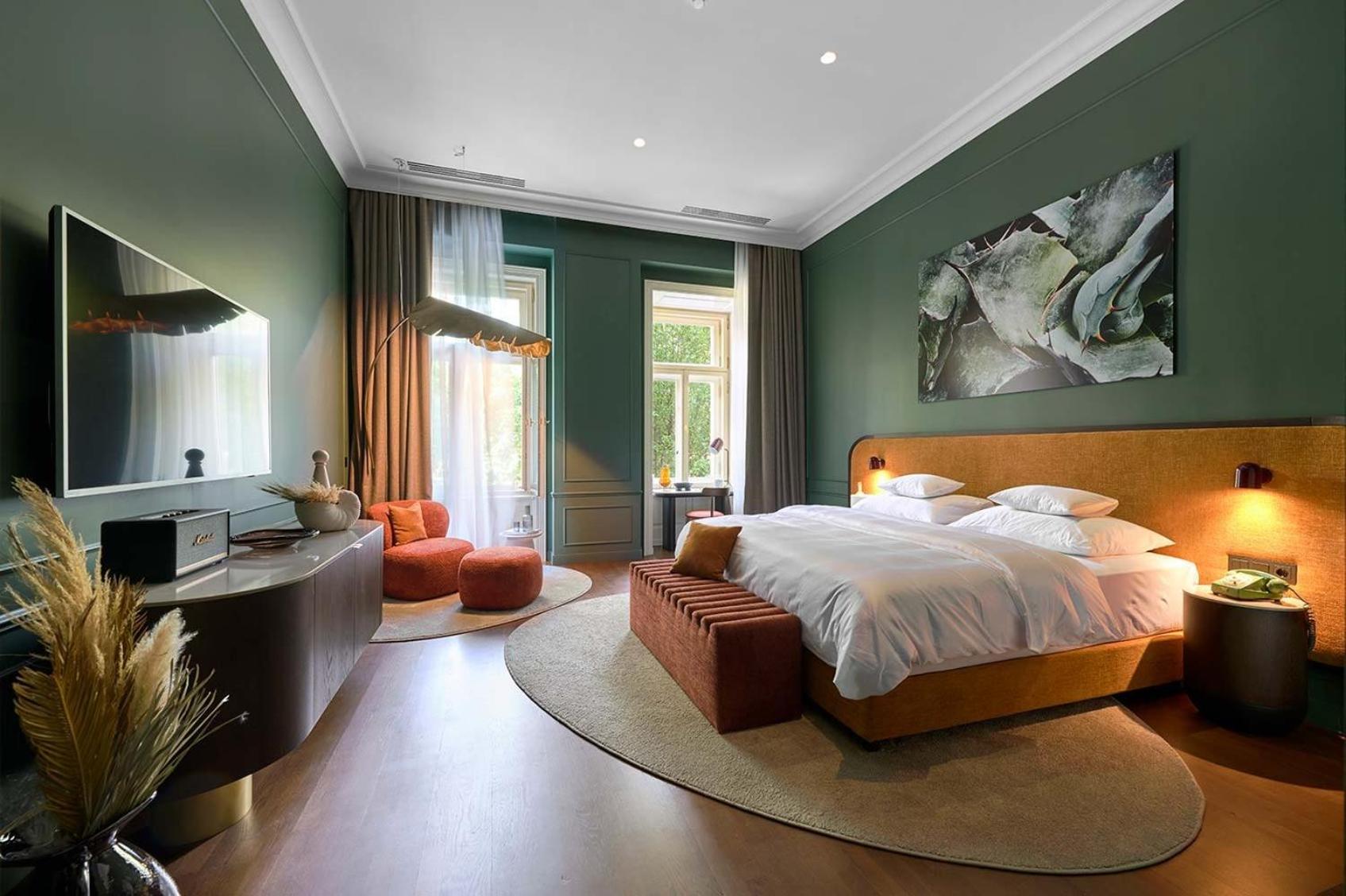 Verno House Budapest, Vignette Collection By Ihg Eksteriør billede A bedroom at the hotel